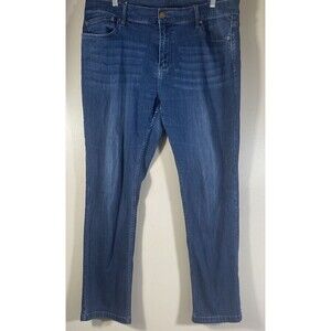 Mugsy Jeans Mens 40x32 Blue  Tapered Fit Stretch Dark Wash
